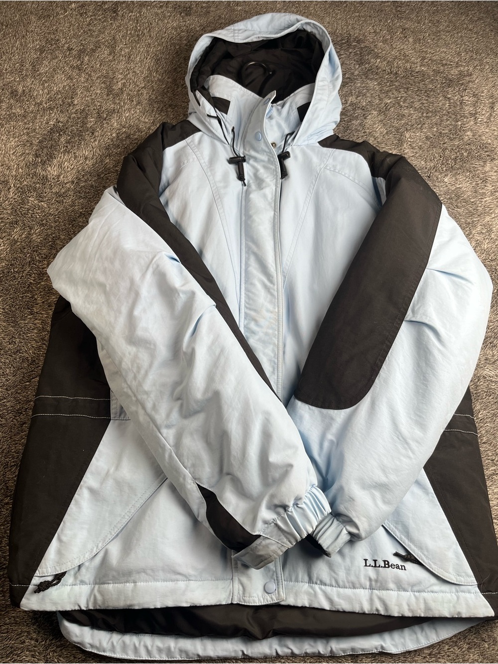 L.L. Bean Vintage 90s Gore-Tex Thinsulate Ski Parka Jacket Women's Large Blue
